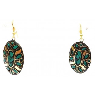 Retro Metal Earring - Ethnic Tribal Fusion - Drop Dangle Hook Long - Fashion 20